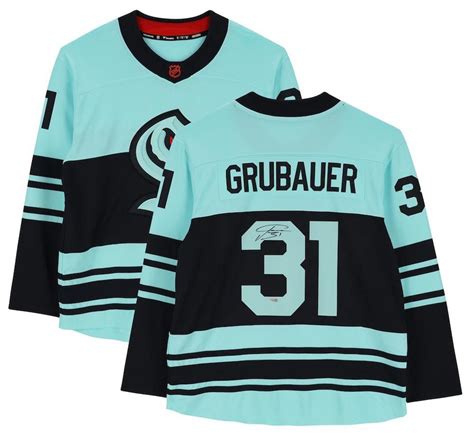 Philipp Grubauer Signed Kraken Authentic 2023 Reverse Retro Jersey ...