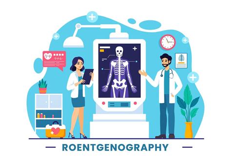 radiografía ilustración con fluorografía cuerpo chequeo procedimiento