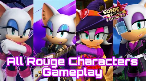 Sonic Forces Speed Battle 💜 All Rouge 💜gameplay 💜 Youtube