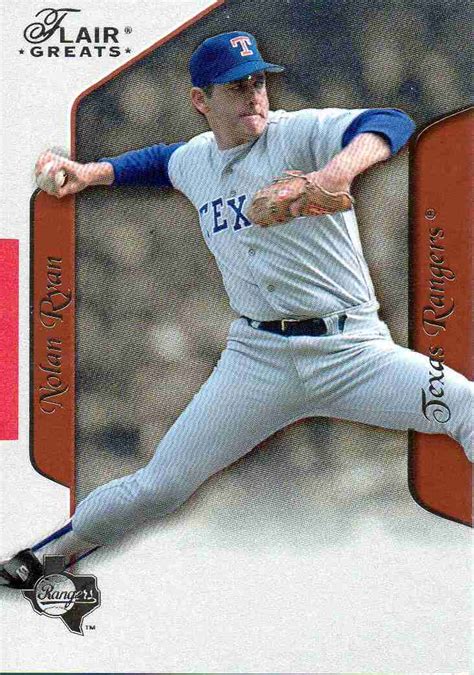 Sportlots Auctions Nolan Ryan 2003 Fleer Flair Greats 34