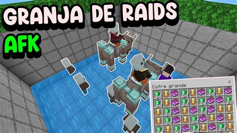 Granja De RAIDS AFK Para Principiantes Minecraft Bedrock 1 19 Daby