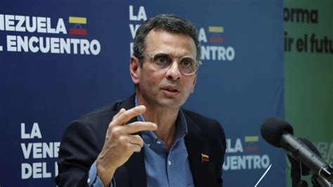 Capriles La Suma De Todos Es Lo Que Necesita Nuestra Venezuela Para La Gran Victoria Del 28 De