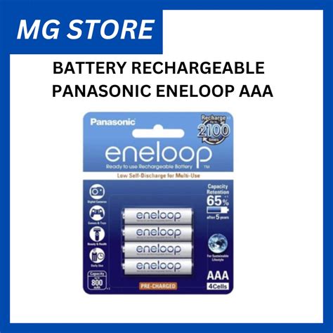 Jual Battery Panasonic Rechargeable Eneloop Aaa Shopee Indonesia