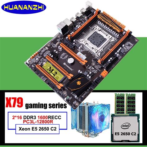 HUANANZHI X79 Deluxe Gaming Motherboard With M 2 Slot CPU Xeon E5 2650