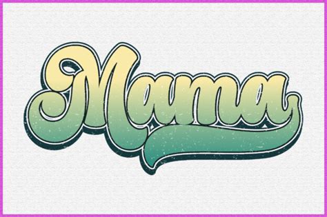 Retro Mama Sublimation Design Graphic By Crafts Store Creative Fabrica