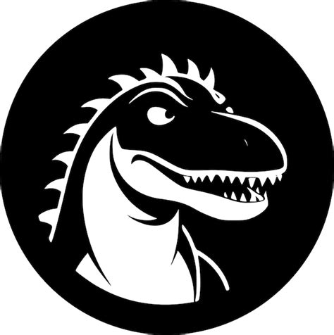 Dinossauro Logo Vector De Alta Qualidade Ilustração Vetorial Ideal Para