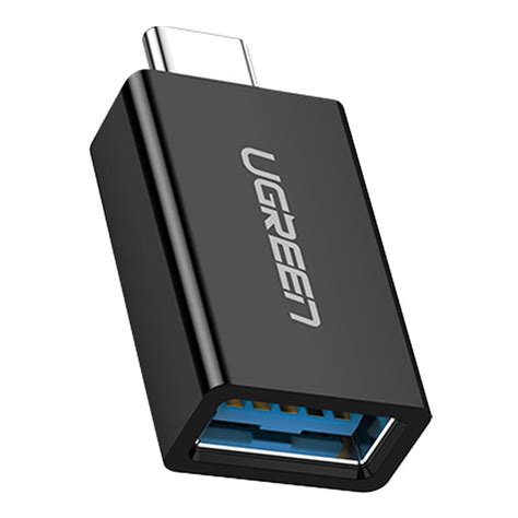 Adapter UGREEN US173 USB A 3 0 Do USB C 3 1 Czarny Ugreen