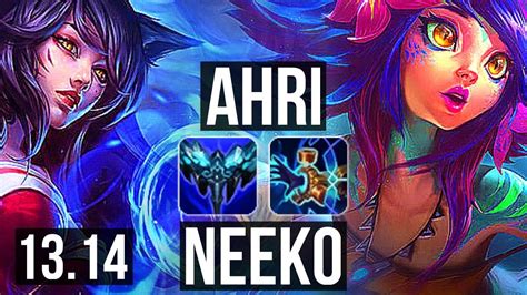 Ahri Vs Neeko Mid 6 0 20 300 Games Dominating Kr Master 13