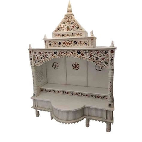 White Marble Mandir Design Art Deco At Rs 15000 In Kishangarh ID