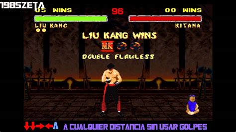 Mortal Kombat 2 Movimientos Finales Liu Kang Youtube