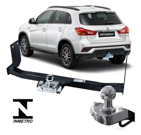 Reboque Mitsubishi Asx 2012 A 2019 Protetor Tração 500 Kg