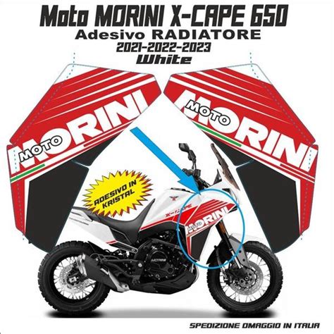 Adesivi Convogliatore Moto Morini X Cape White In Kristal