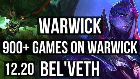 Warwick Vs Bel Veth Jng M Mastery Games Euw Master