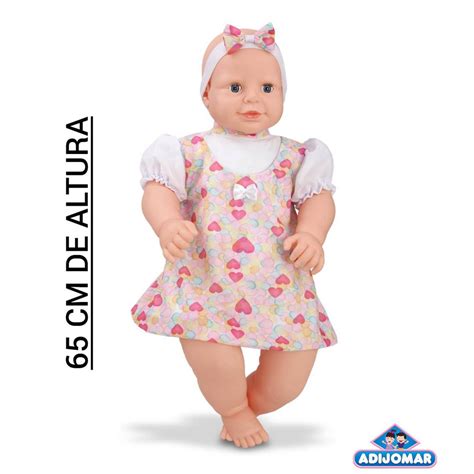 Boneca bebezão grande 65CM olhos móveis xupetuca menina no Shoptime