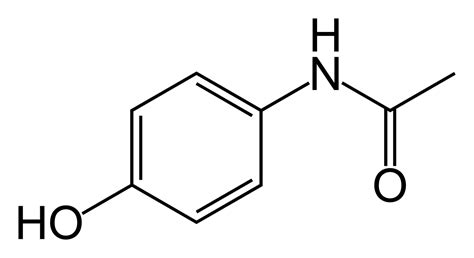 Drugs And Medicines Paracetamol Chemical Structure