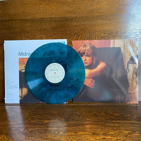 Taylor Swift Midnights Jade Green Vinyl And Hand Signed