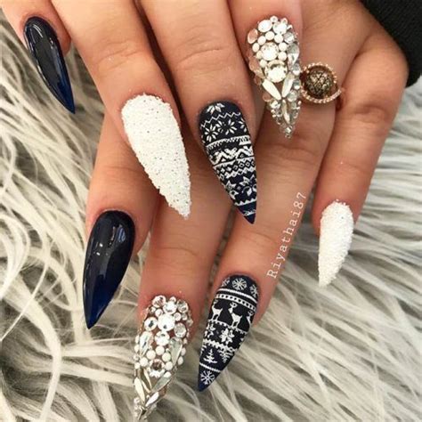 55 Unique Winter Nails Designs And Ideas To Try Winter Nail Designs