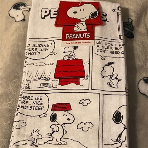 Peanuts Kitchen Peanuts Snoopy By Schulz Kitchen Towels Poshmark