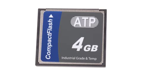 Af4gcfi Tacxp Atp Compactflash Industrial 4 Gb Slc Compact Flash Card Rs