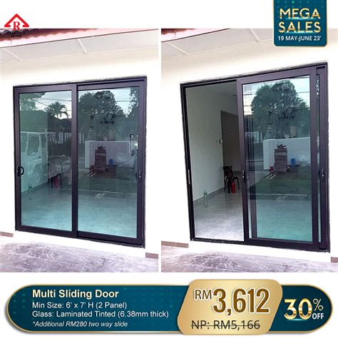 Multi Sliding Door Tinted Glass Reliance Home