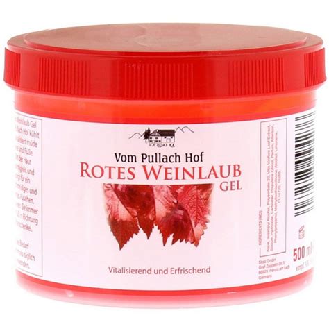 Rotes Weinlaub Gel Vom Pullach Hof 250 Ml PZN 00653854 AvivaMed