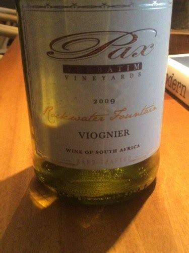 Pax Verbatim Rockwater Fountain Viognier Vivino US