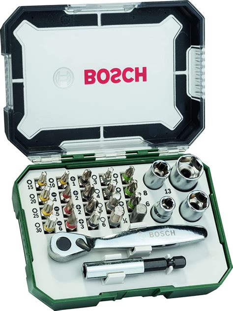 Amazon Bosch Schrauberbit Und Ratschen Set Extra Harte