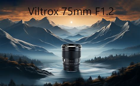 Amazon Viltrox 75mm F1 2 PRO APS C Auto Focus Camera Lens For