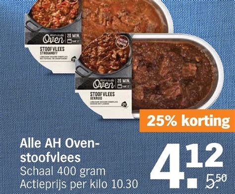 Alle Ah Oven Stoofvlees Aanbieding Bij Albert Heijn