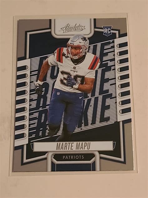 MARTE MAPU 181 RC 2023 PANINI ABSOLUTE PATRIOTS EBay