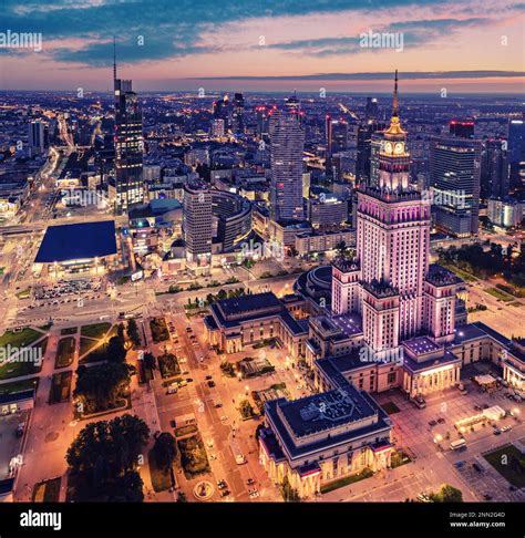 Palace of Science and Culture, Warsaw Stock Photo - Alamy