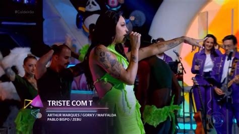 Pabllo Vittar Triste T Ao Vivo Caldeirão Mion 02 03 2024