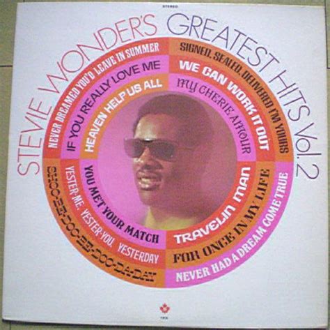 Stevie Wonder Greatest Hits Vol Vinyl Records Lp Cd On Cdandlp