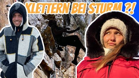 Klettern im Winter bei STURM VANLIFE Türkei YouTube