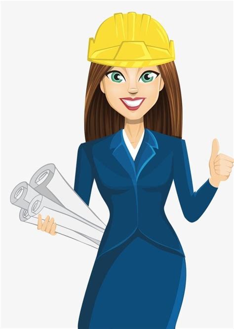 Licencias De Actividad O Apertura Female Engineer Engineer Cartoon