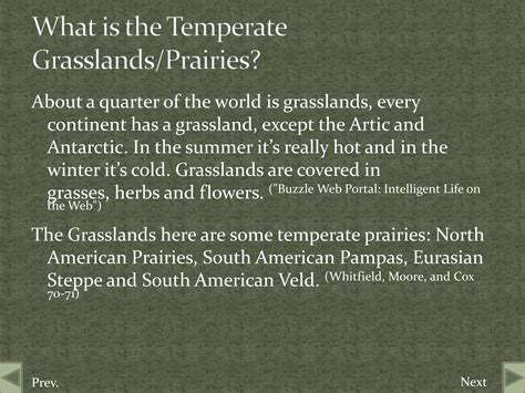 Temperate Grasslands Ppt