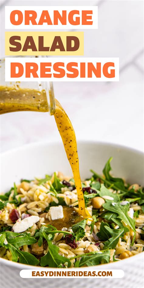 Orange Salad Dressing Easy Dinner Ideas