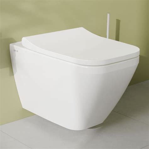 VitrA Matrix T5 Wall Mounted Washdown Toilet With VitrAhygiene Coating