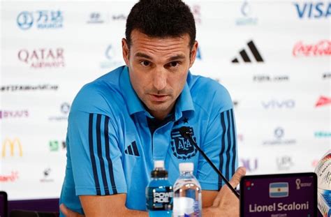 Argentina national team coach Lionel Scaloni speaks on Lionel Messi ...