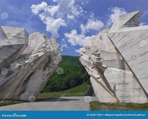 Tjentiste World War II Monument Sutjeska National Park Bosnia And