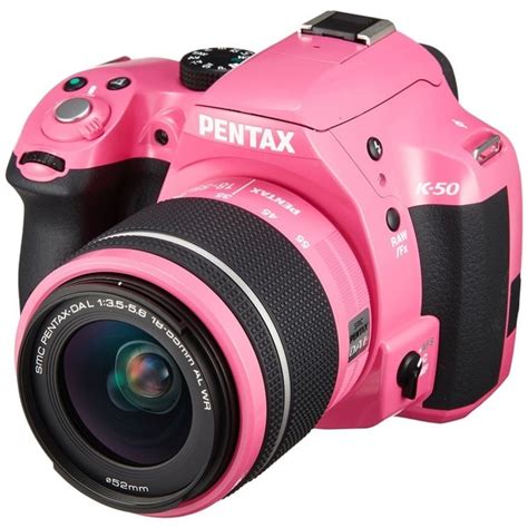 Pentax K50 16MP Pink Camera with 18-55 3.5-5.6 Dal Lens - 16629206 - Overstock.com Shopping ...