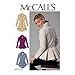 Amazon Mccall S Patterns M E Misses Notch Collar Peplum