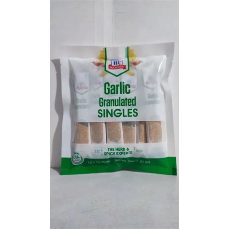 Mccormick Garlic Powder 3gx12pcs Herbs And Spices In Single Sticks