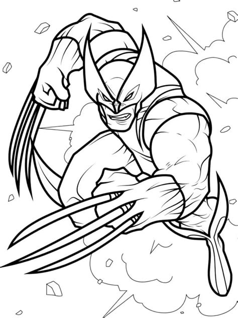 25+ PDF Wolverine Coloring Pages For Kids 🎨🦸 - Coloringpagesforkids.net