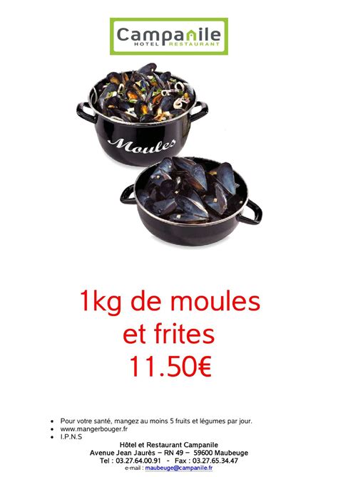 Calam O Op Ration Moules Frites Au Campanile