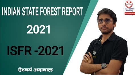 CGPSC 2021 Indian State Forest Report 2021 ISFR 2021 YouTube