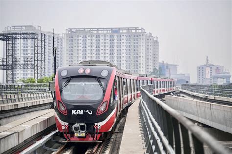 Greater Jakarta LRT is now opened to the public - The Rolling Stock are driverless and made ...