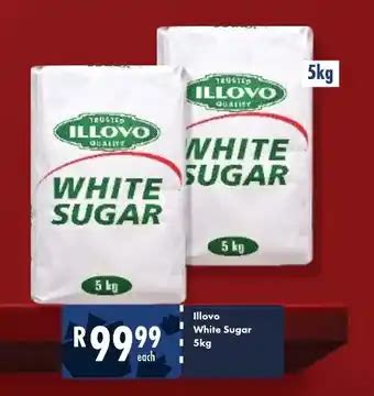 Illovo White Sugar 5kg Offer At President Hyper