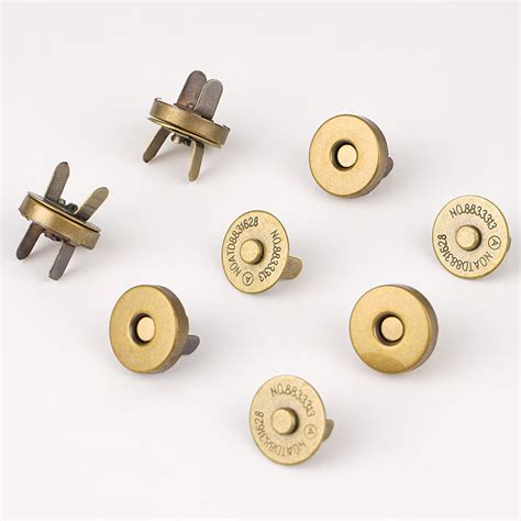 Mm Coppery Round Magnetic Snaps Bag Strong Magnetic Button