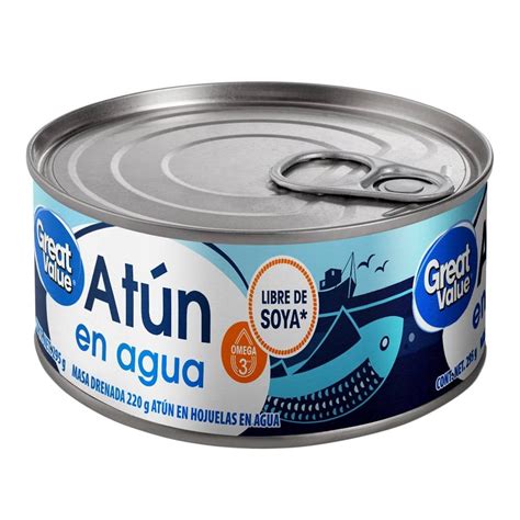 Atún Great Value en agua 295 g Walmart